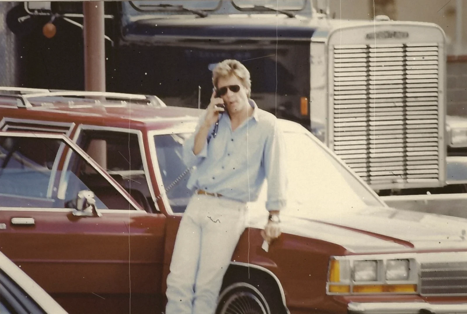 On location for Harley Davidson and the Marlboro Man, 1990